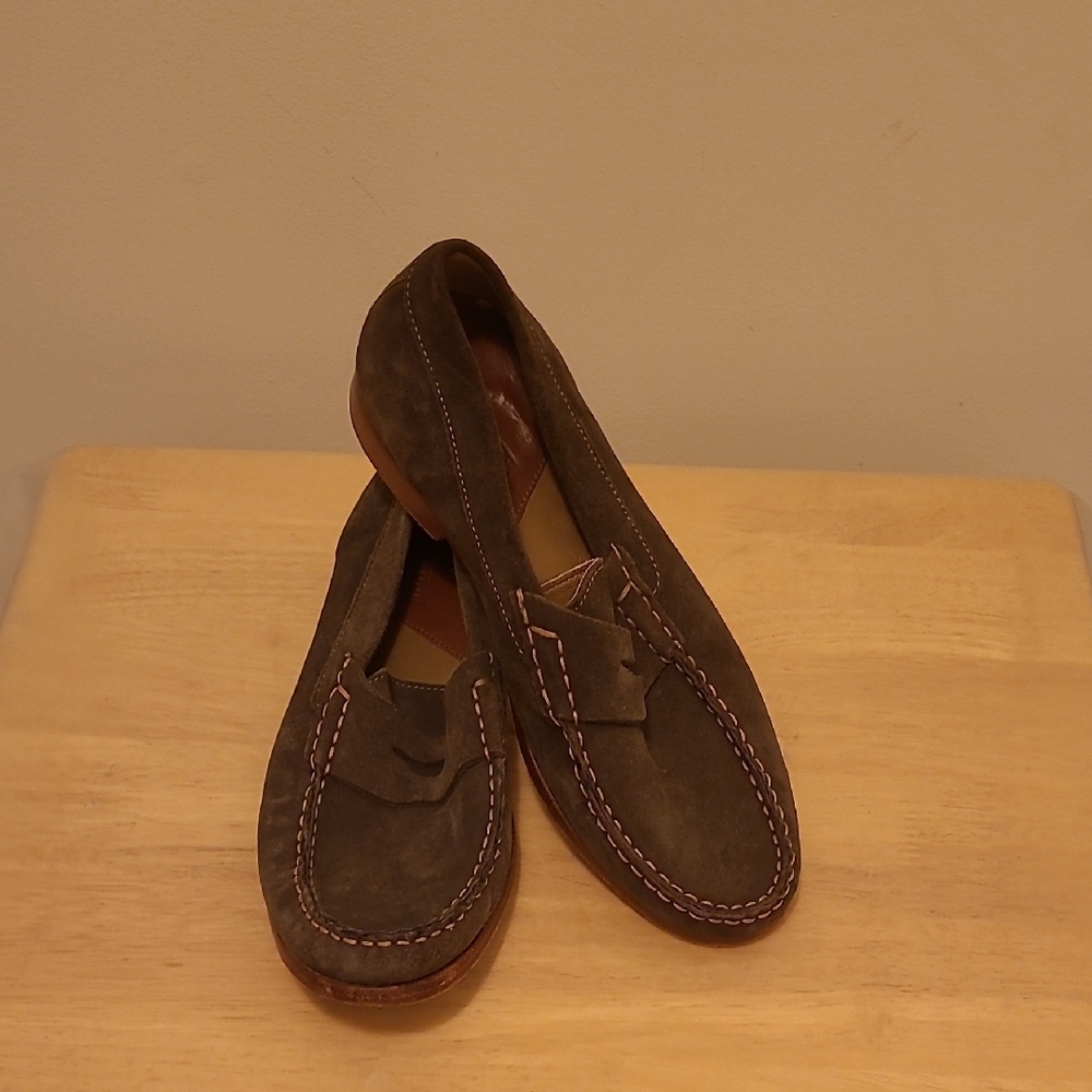 Brown Suede Loafers for Men
